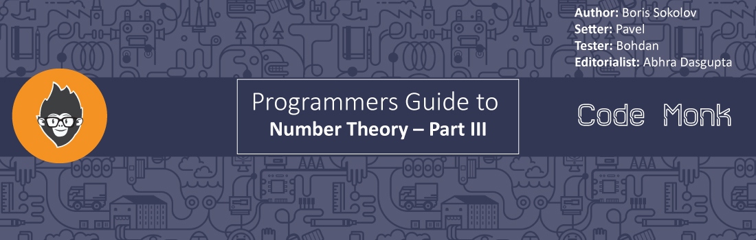Code Monk (Number Theory - III)